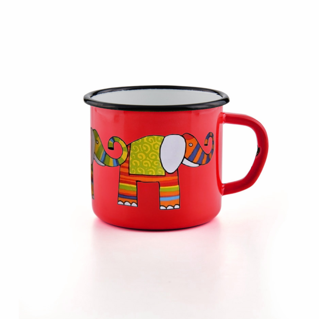 Kindertasse rot 250ml Elefant