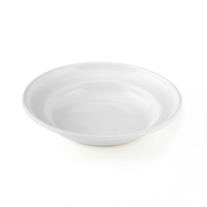Riess Emaille Teller tief 22cm weiß