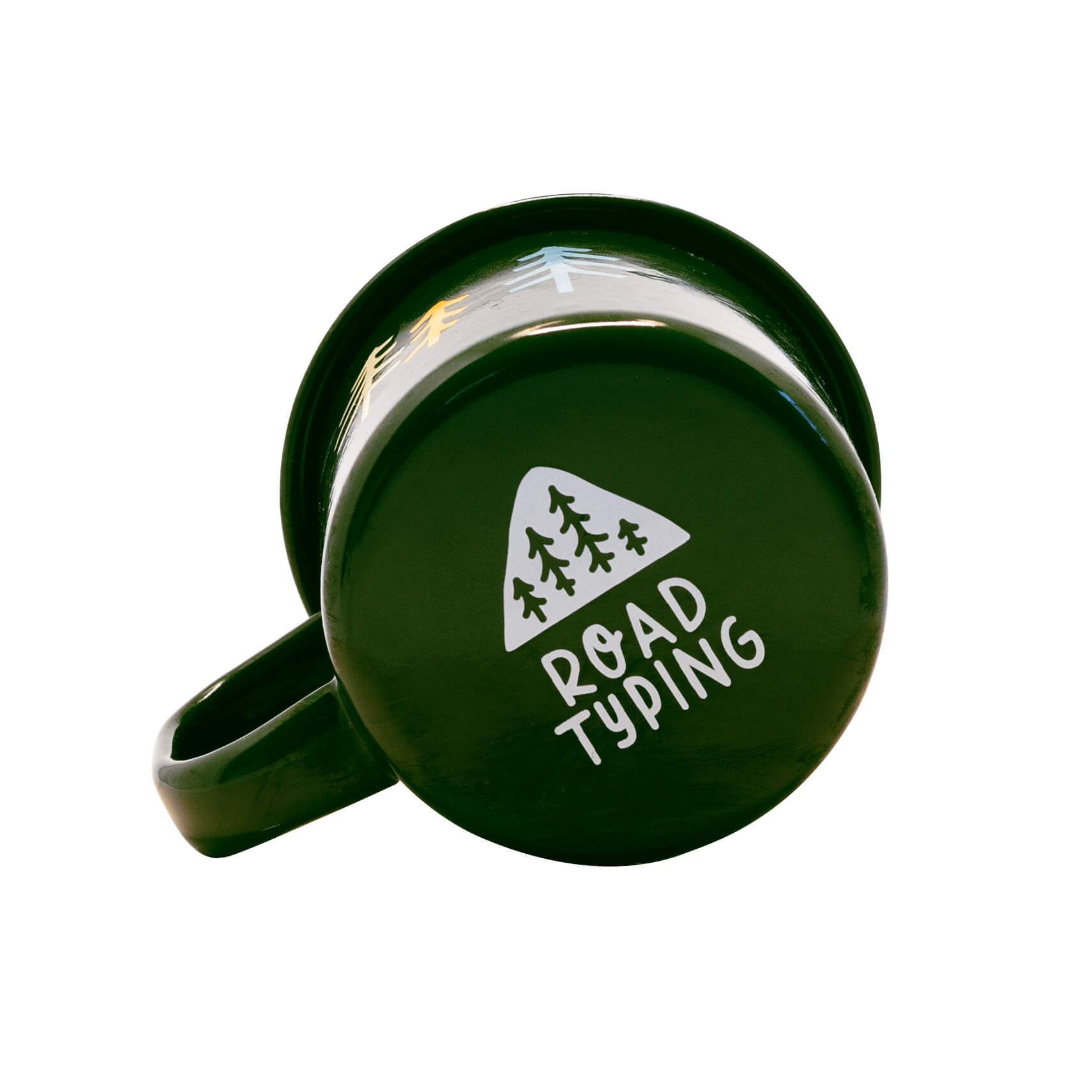Emaille Kleine Emaille Tasse Wald 250ml