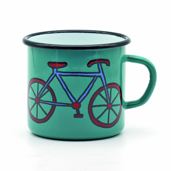 Tasse Fahrrad petrol 350ml