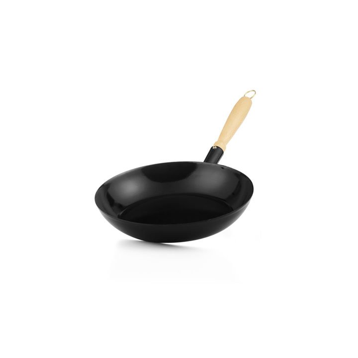 Riess Holzknechtpfanne schwarz 20cm Emaille Schwarzemail