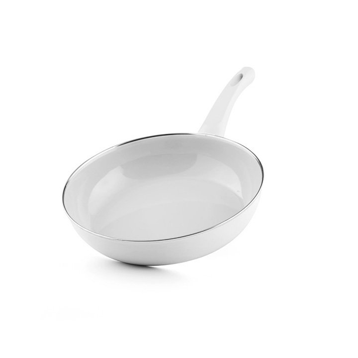 Riess Ceraglas Pfanne white Emaille Ceramicglas 
