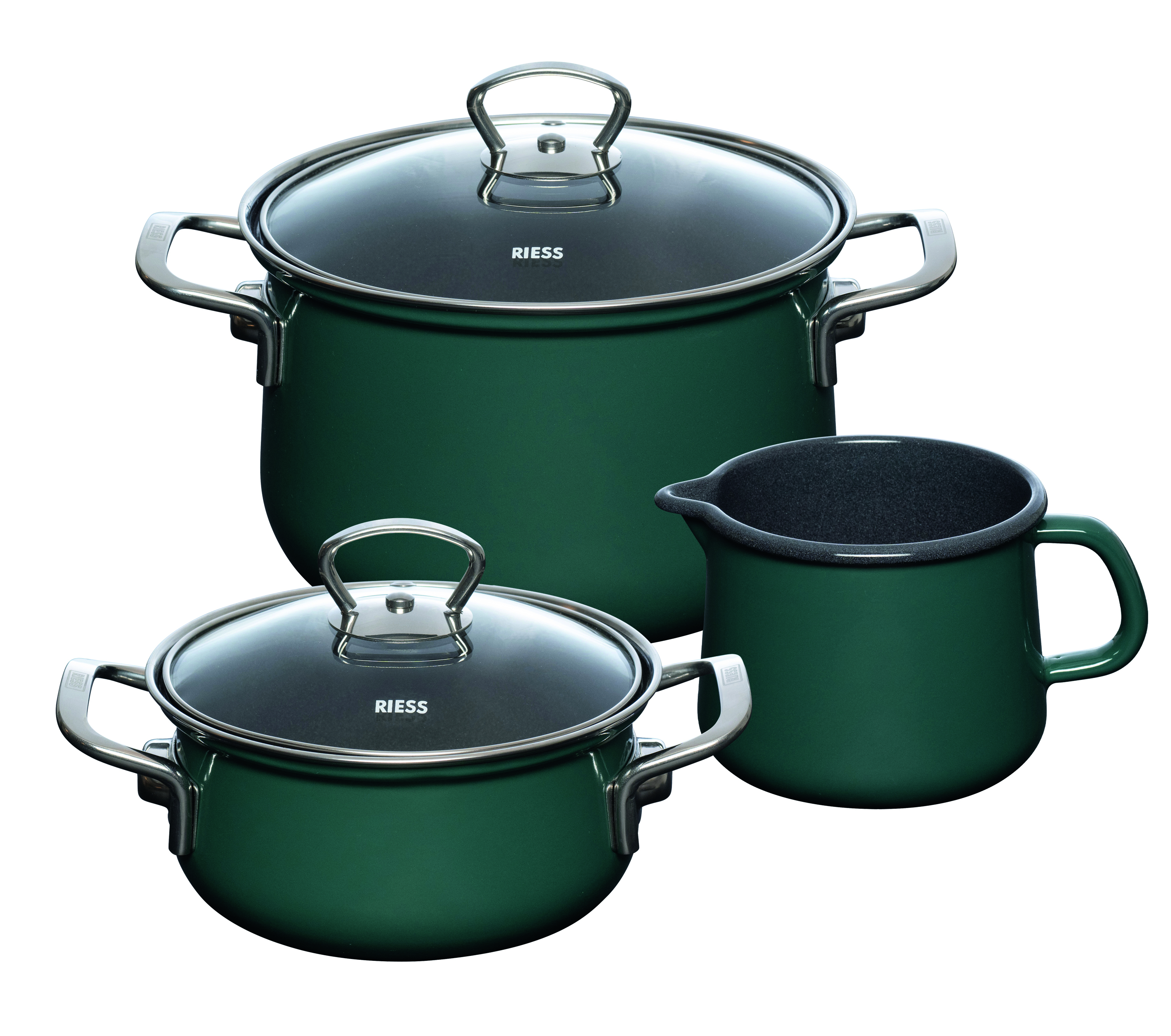 Starterset 3-teilig Teal Topfset mit Schnabeltopf  - extrastark