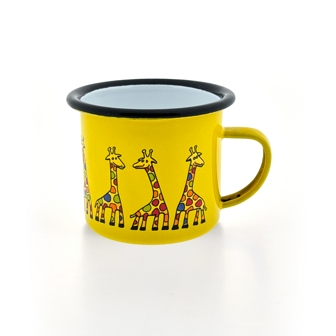 Kindertasse gelb 250ml Giraffe