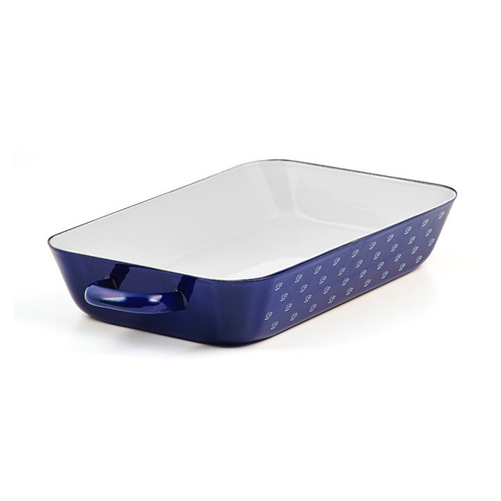 Riess Emaille Auflaufform 33x20cm Dirndlblau