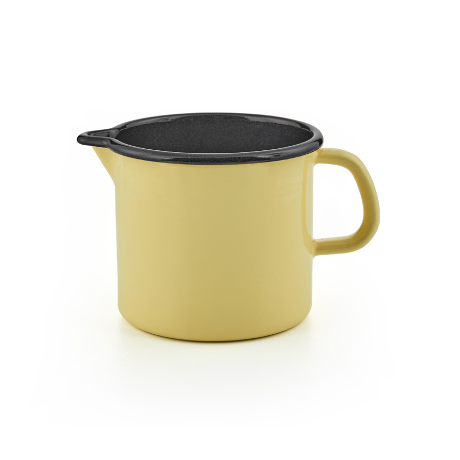 Riess Schnabeltopf Lemon Emaille 1 Liter