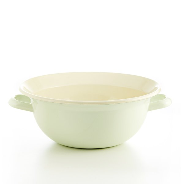 Riess Emaille Weitling 26cm nilgrün pastell