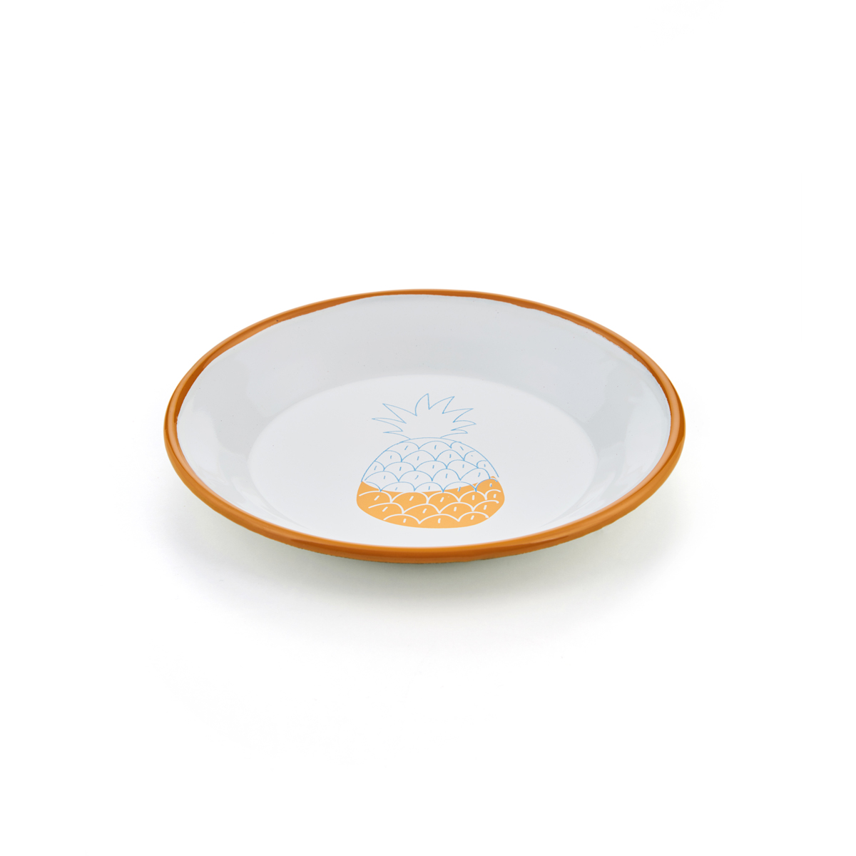 Emaille Teller Dessertteller 18cm Tellerchen Frühstücksteller