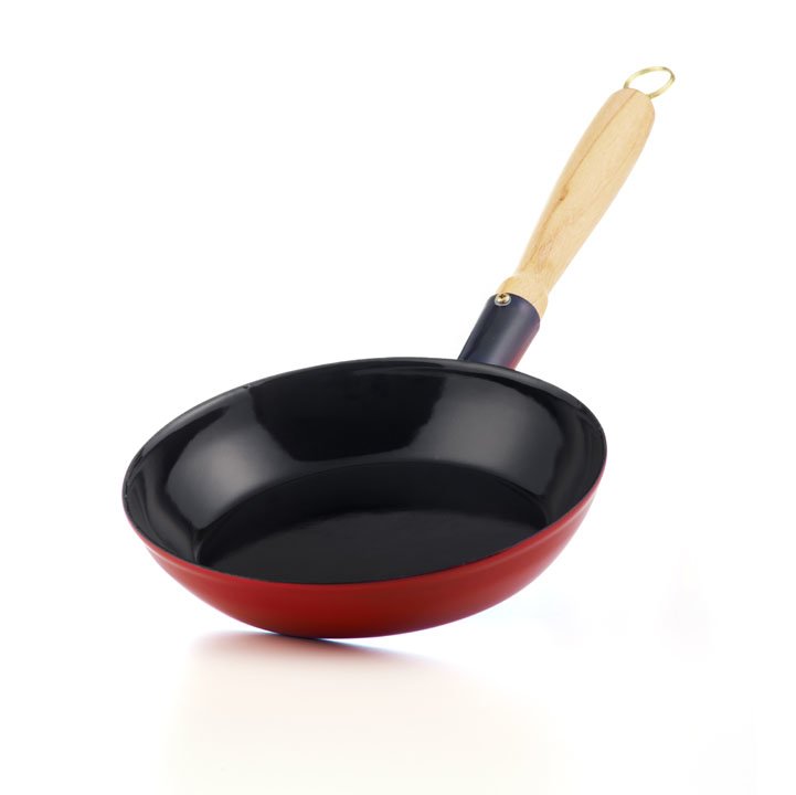 riess holzknechtpfanne Color Rot emaille 26cm