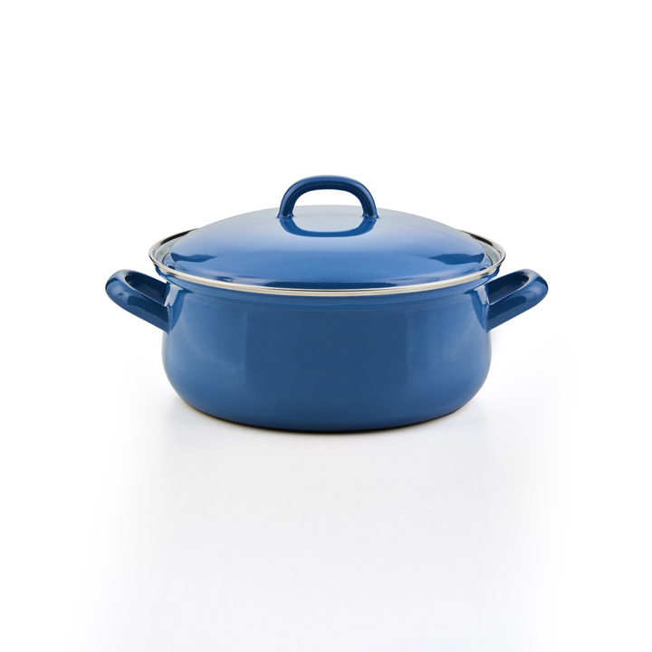 Riess Kasserolle Nature Blue Dark  2 Liter blau
