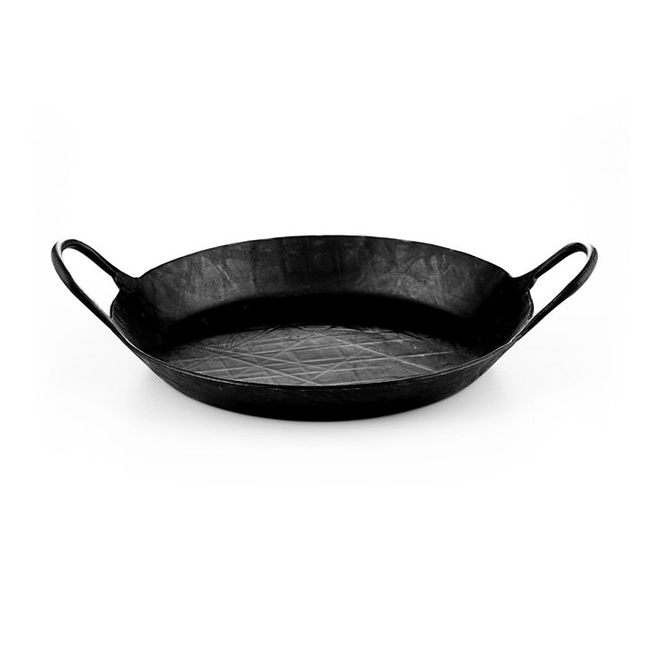Helmensdorfer Hammer-geschmiedete Servierpfanne Eisenpfanne 32cm