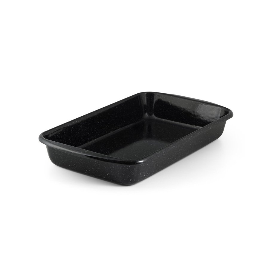Riess Emaille Auflaufform 32cm schwarz