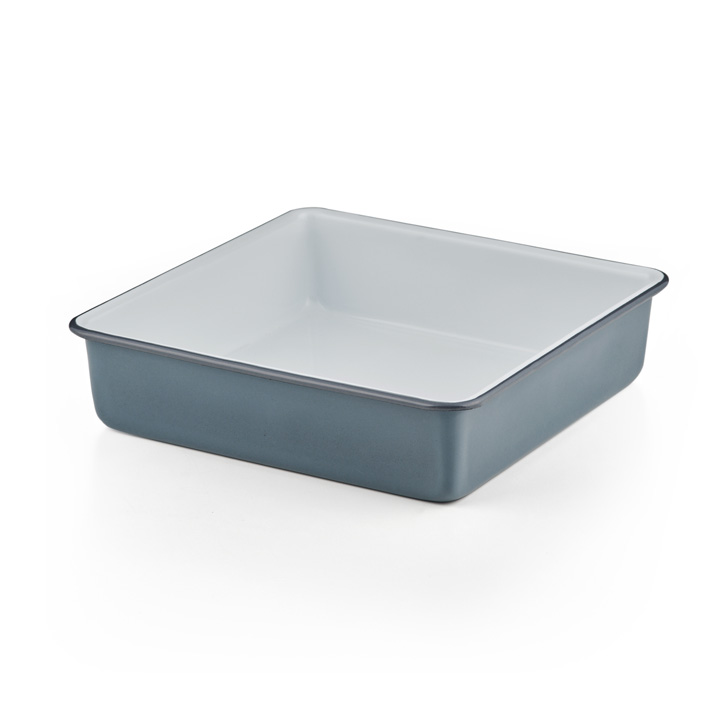 Falcon Emaille Ofenform Backform Backblech Ofenschale Square Bake Tray