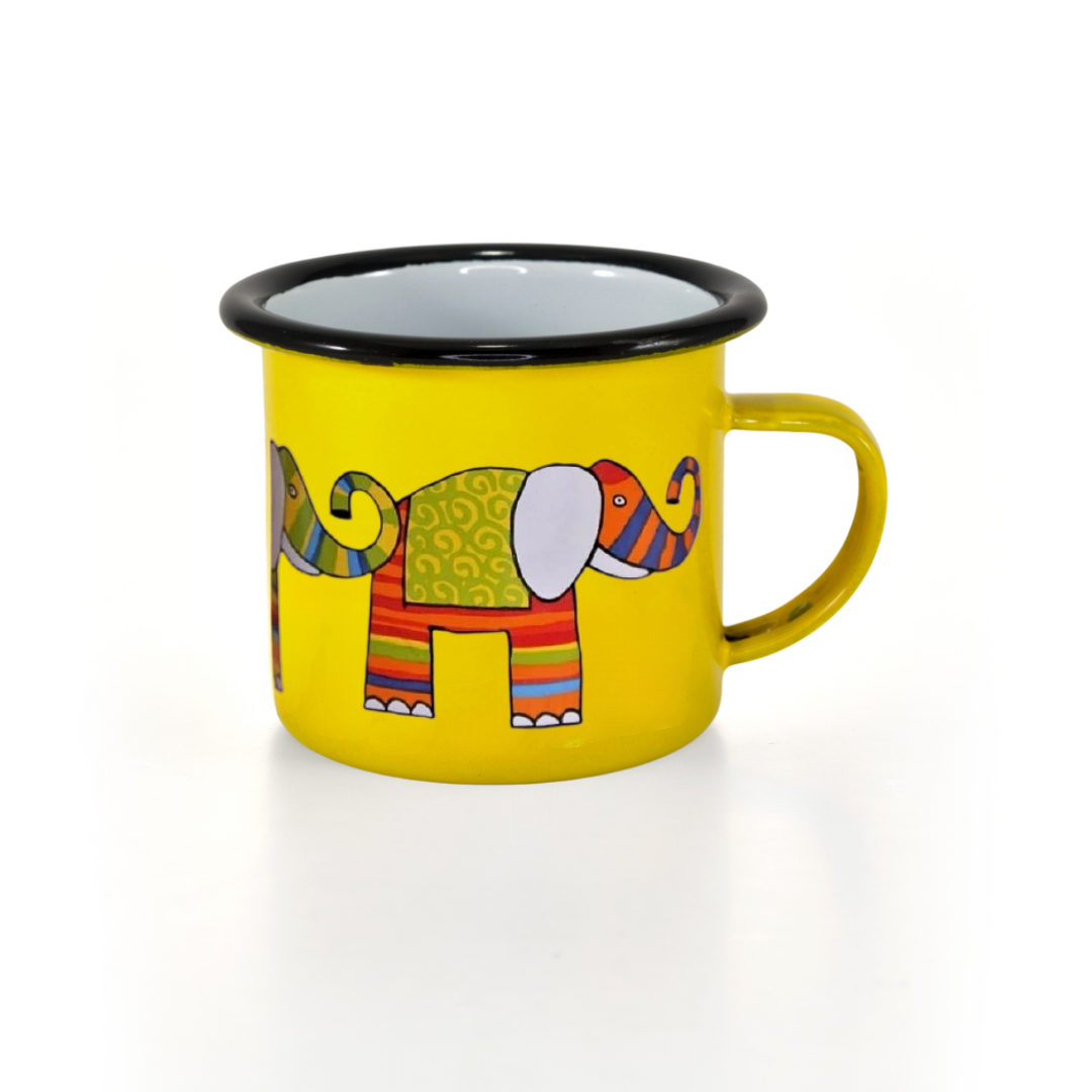 Kindertasse gelb 350ml Elefant