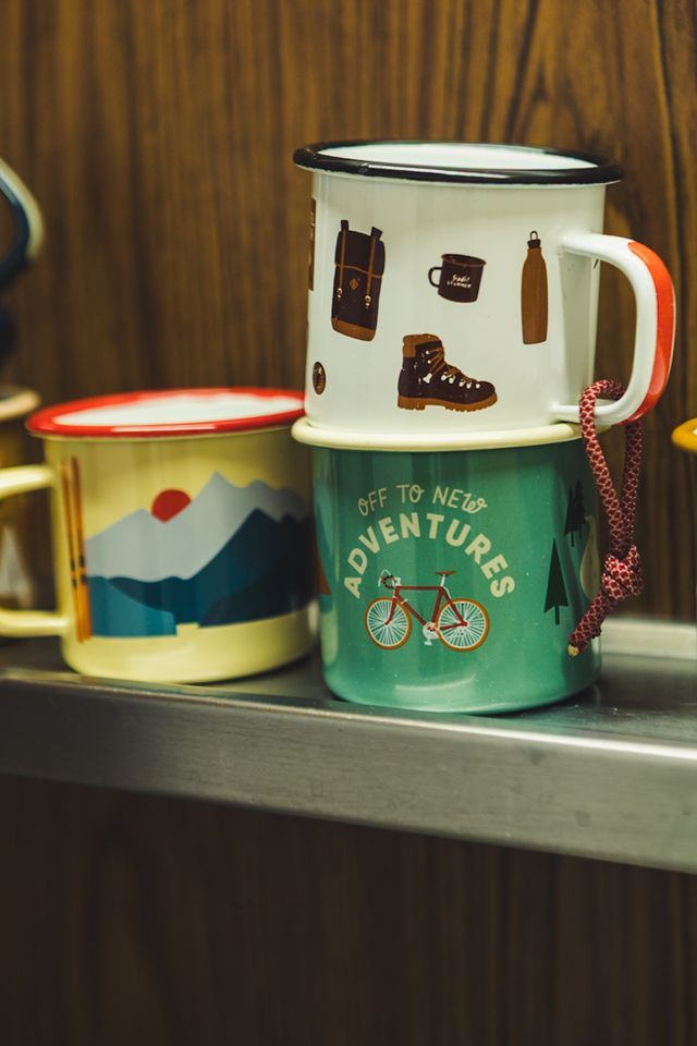 Emaille Emaille Tasse Bike 350ml