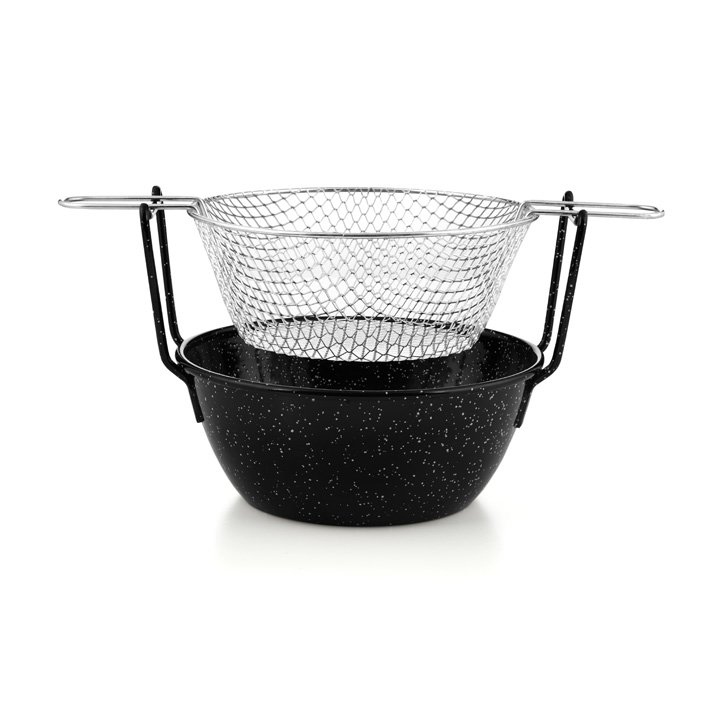 Garcim Emaille Frittierpfanne extra tief 40cm