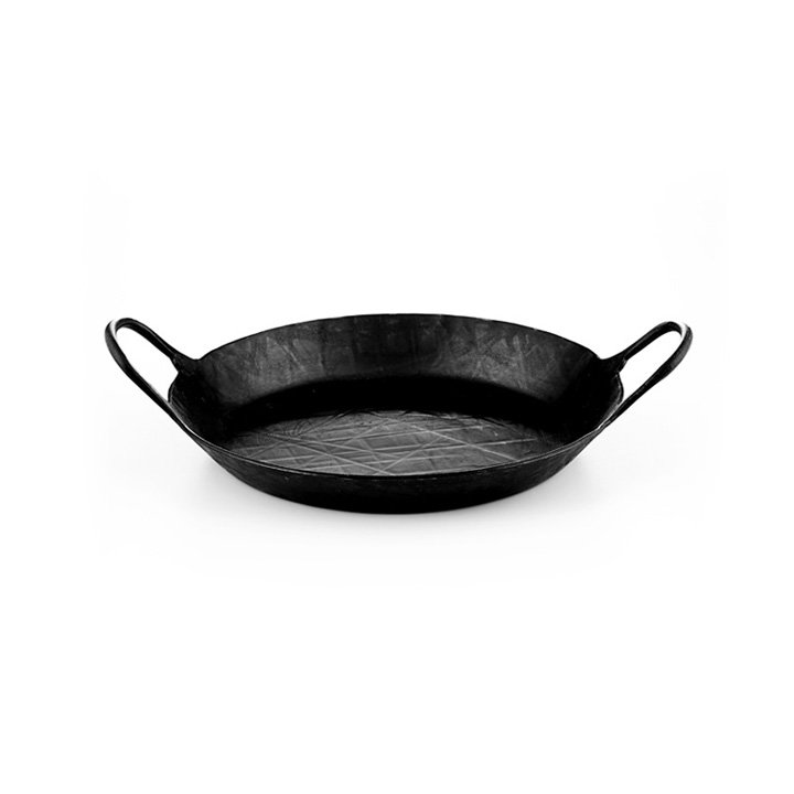 Helmensdorfer Hammer-geschmiedete Servierpfanne Eisenpfanne 24cm