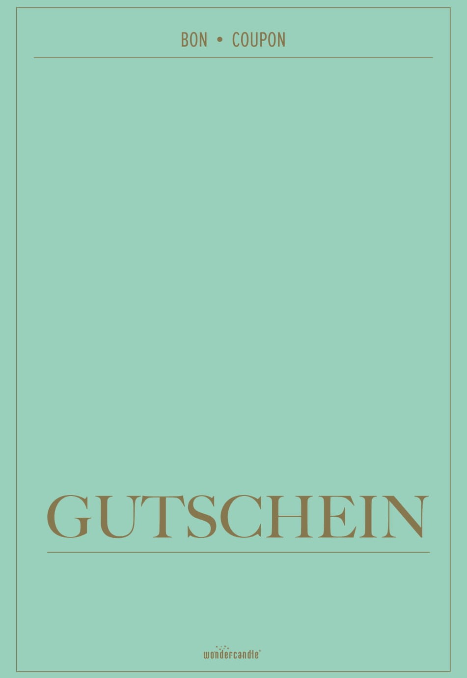 Gutschein XL Postkarte Deluxe Edition