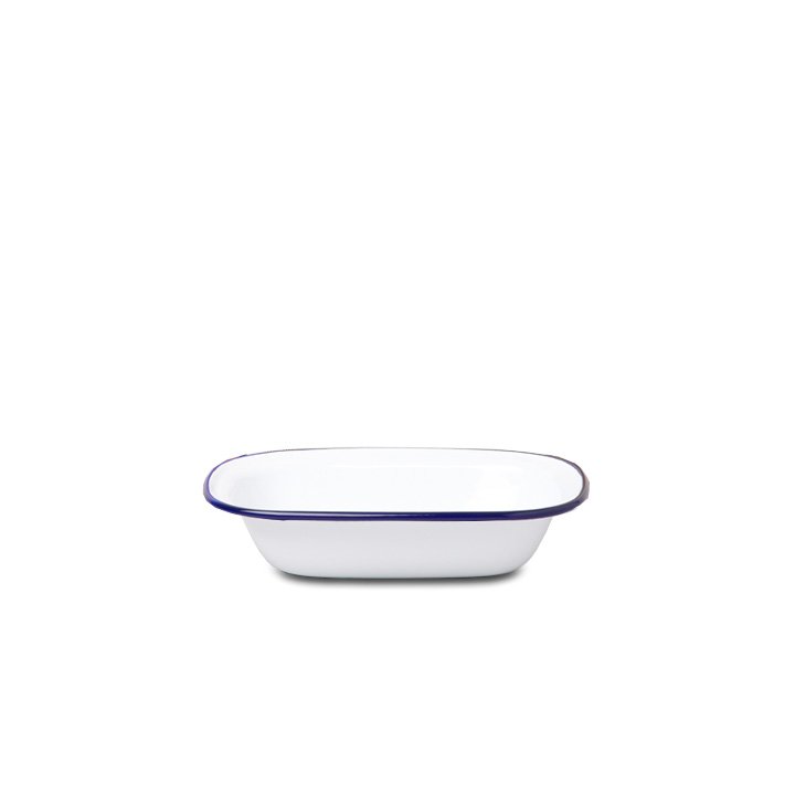 Falcon Emaille Pie Dish Ofenschale weiß