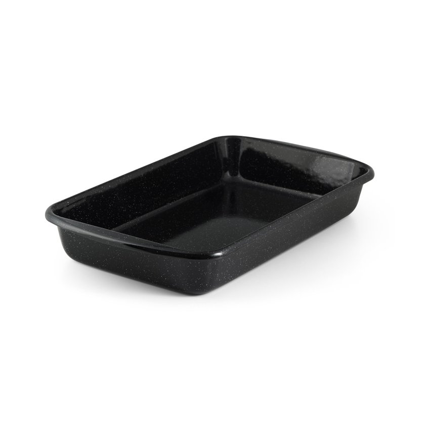 Riess Emaille Auflaufform schwarz
