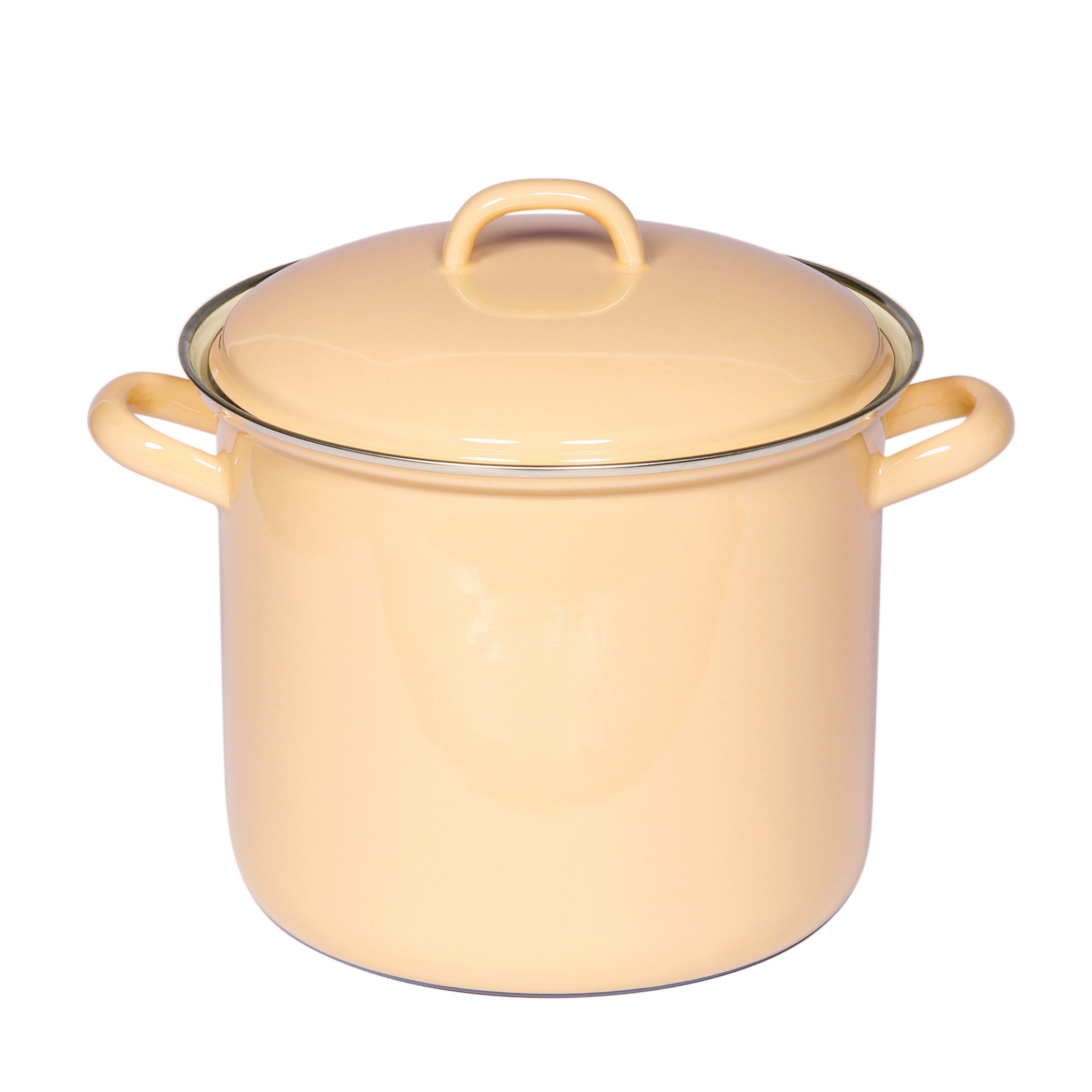 Topf inkl. Deckel goldgelb 4 Liter 20cm pastell