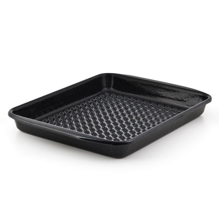 Riess Emaille Grilltasse eckig