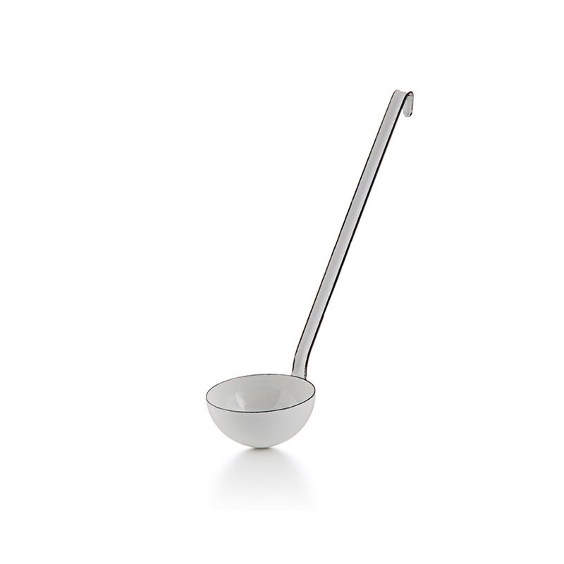 Riess Emaille Schöpflöffel weiß 7cm Kelle