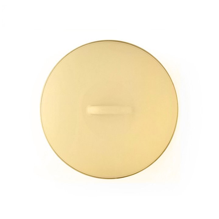 Riess Emaille Deckel Ersatzdeckel 20cm Bunt goldgelb pastell