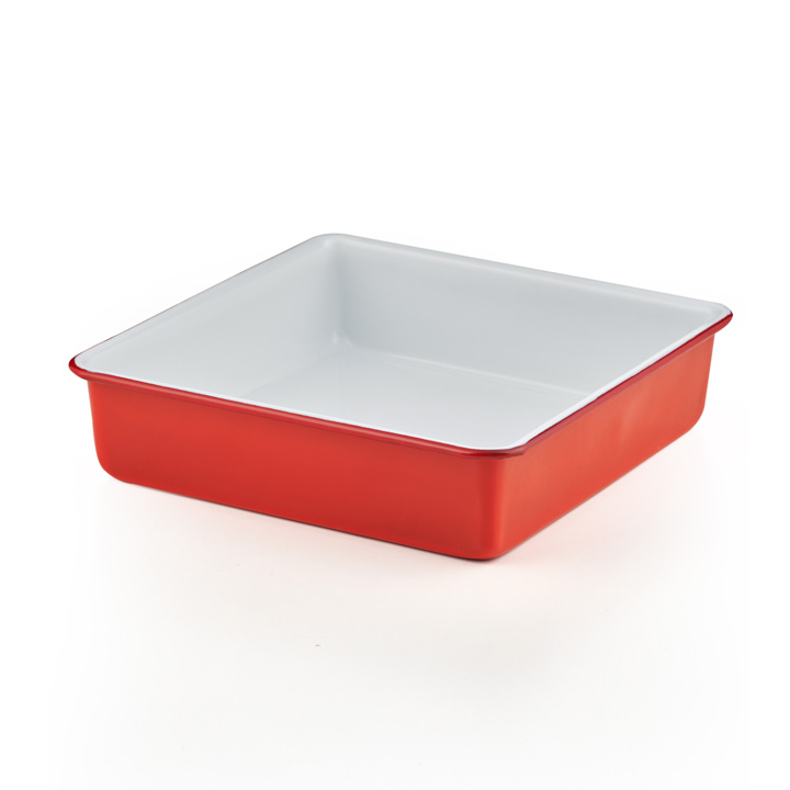 Falcon Emaille Ofenform Backform Backblech Ofenschale Square Bake Tray