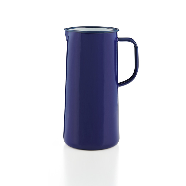 Falcon Emaille Wasserkanne, Wasserkrug, Krug, Vase Falcon Blue