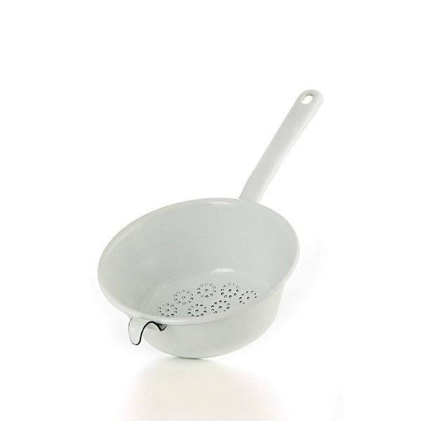 Riess Emaille Passiersieb Stielsieb weiß 16cm