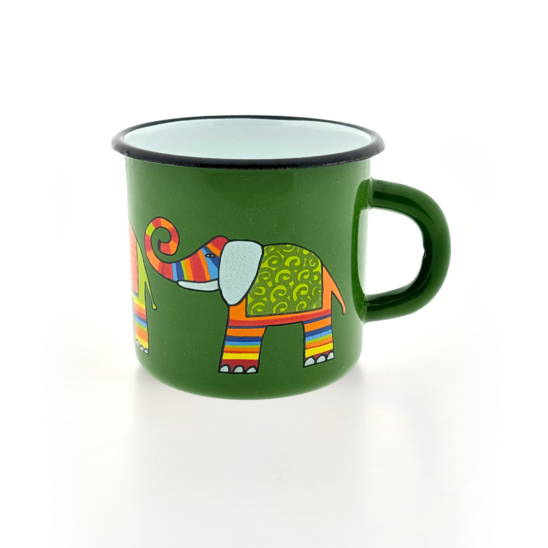 Kindertasse dunkelgrün 250ml Elefant