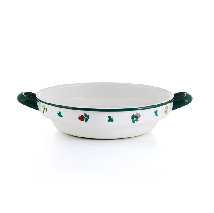 bauernschuessel flach gmundner riess emaille 24cm