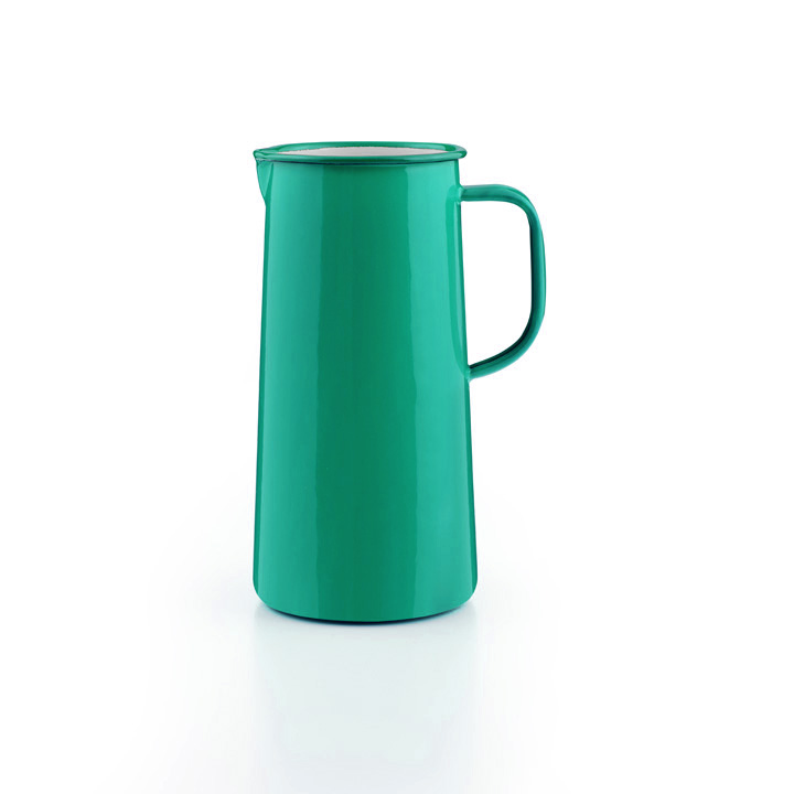 Falcon Emaille Wasserkanne, Wasserkrug, Krug, Vase Spring Green