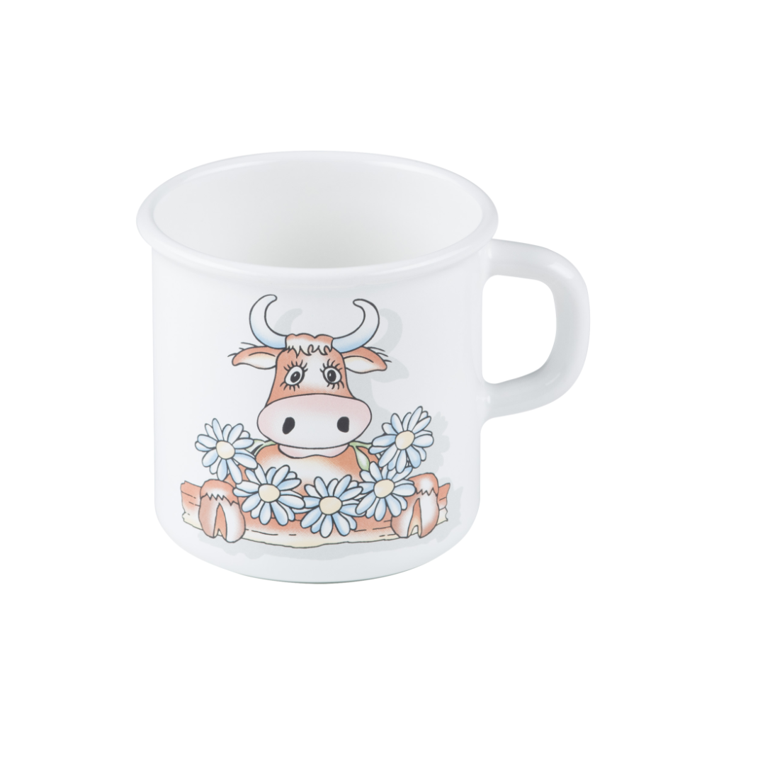 Riess Topf mit Bördel Almliesel 3/8 Liter Tasse