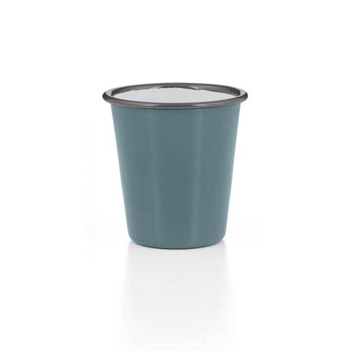 Falcon Emaille Tumbler Becher grau
