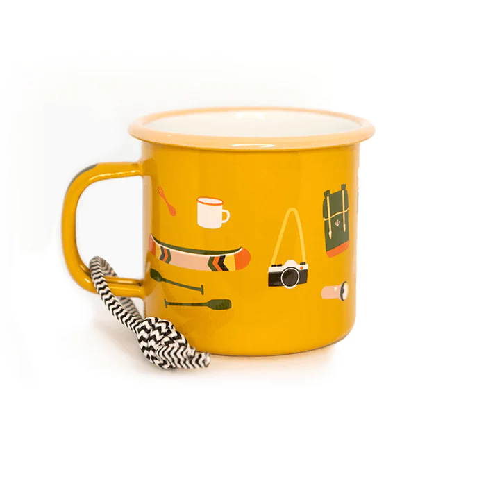 Emaille Tasse CAMP STUFF 350ml 