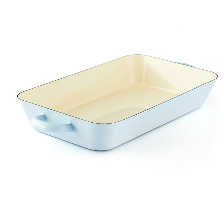 Riess Emaill Auflaufform hellblau 33/20cm