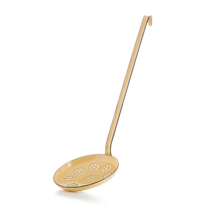 Riess Emaille Backschaufel gelb 12cm pastell
