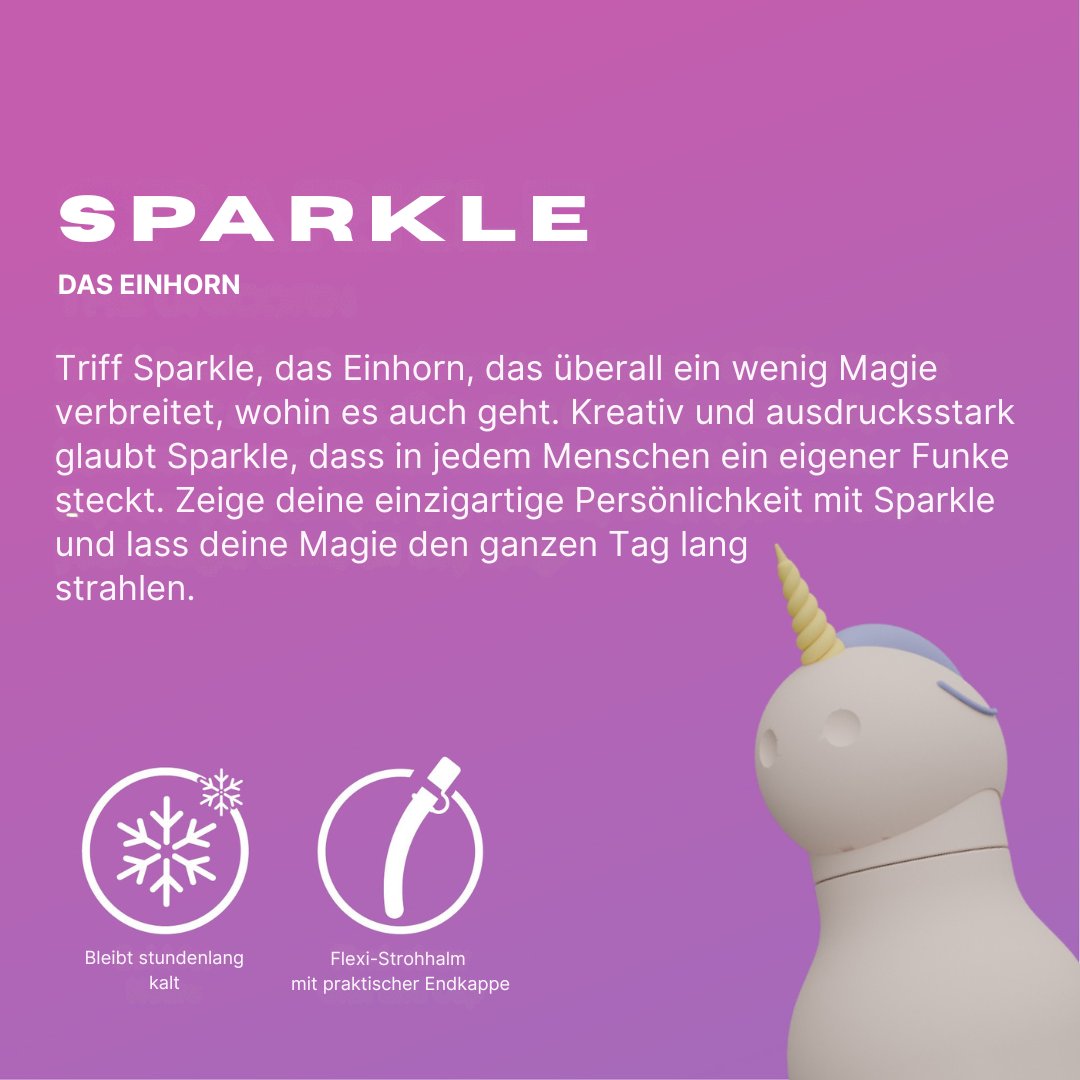 Einhorn Trinkflasche für Kinder