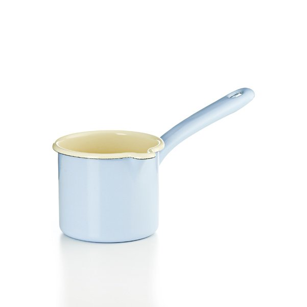 Schnabeltopf mit Stiel hellblau 0,5 Liter