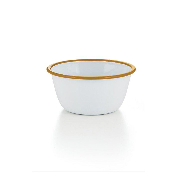 Emaille Schüssel, Puddingform 14cm