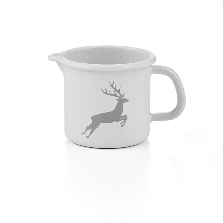 Riess Schnabeltopf Hirsch Grau Emaille 1 Liter