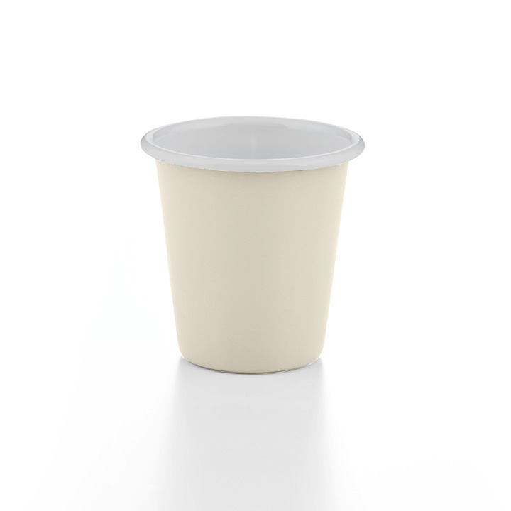 Falcon Emaille Tumbler Becher cream