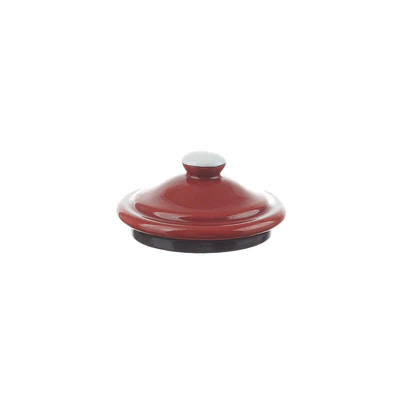 Emaille Deckel rot