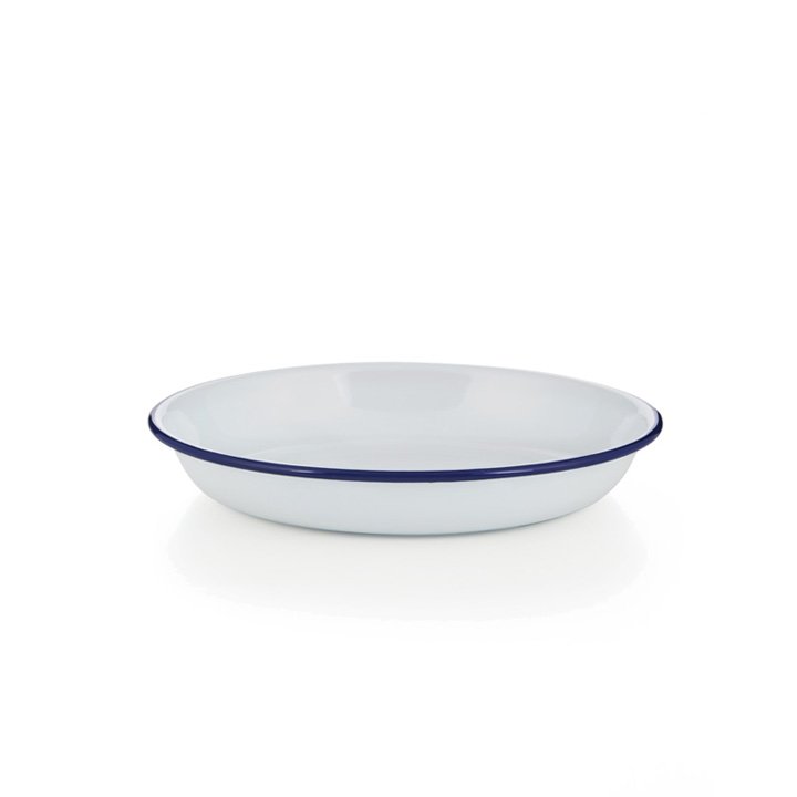 Emaille Reis- und Pasta Teller 20cm