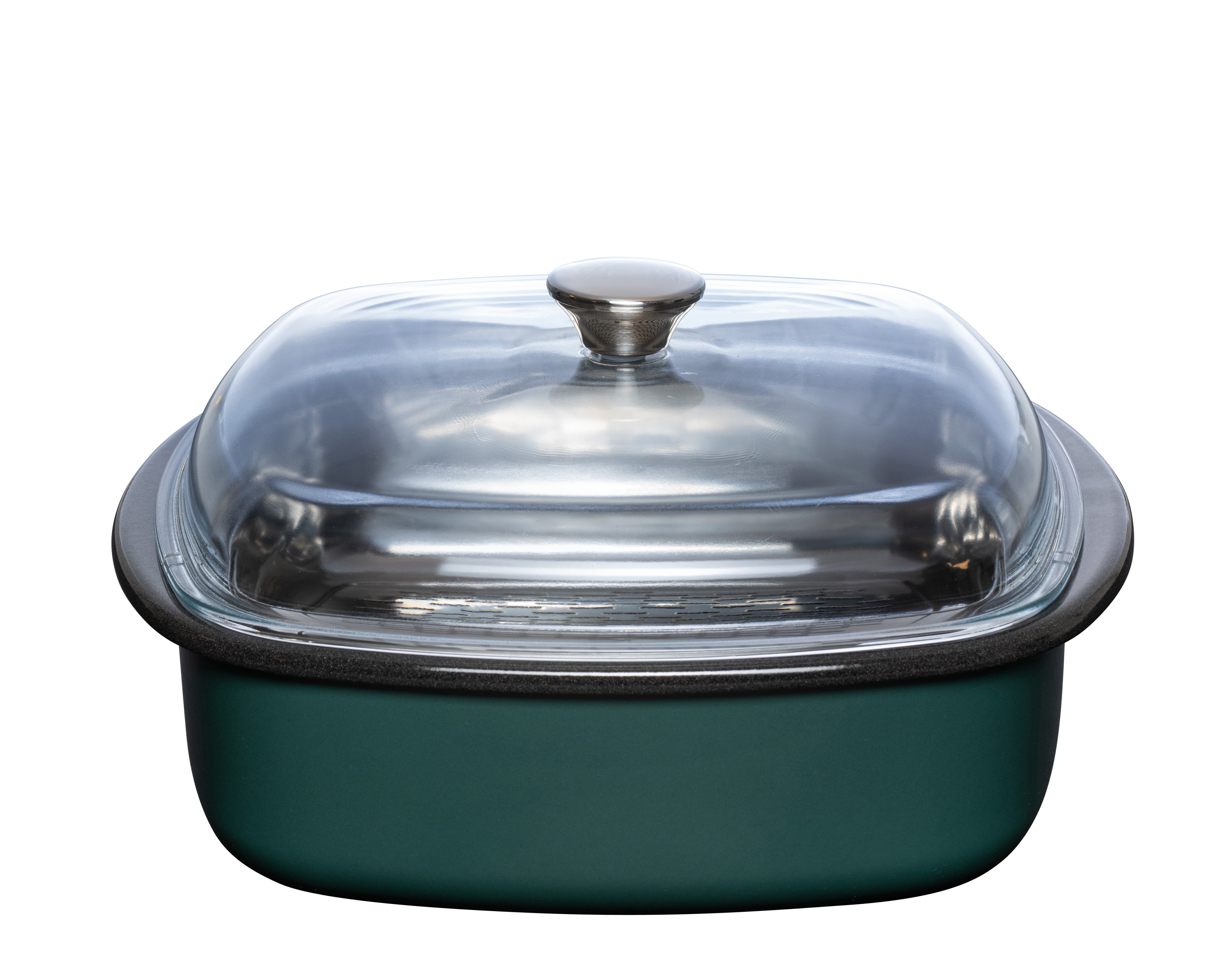 Dampfgarer 3tlg mit Glasdeckel Teal