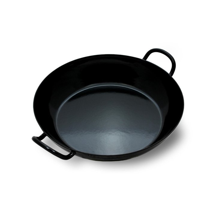 Riess Emaille Schlemmerpfanne schwarz 24cm