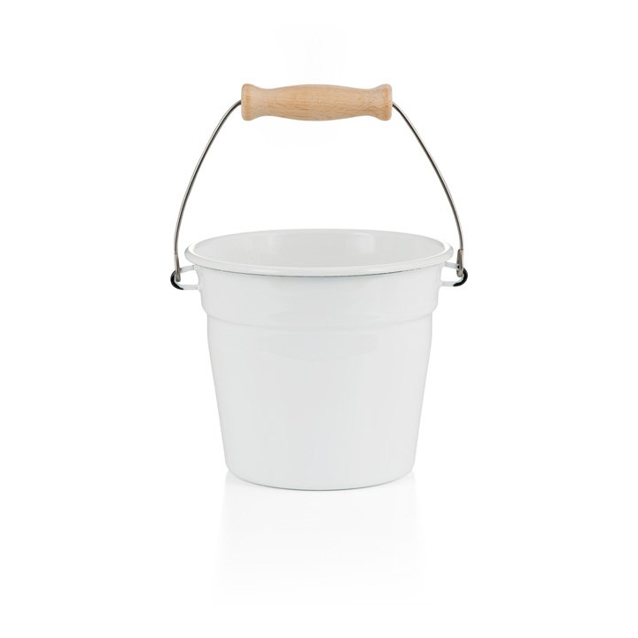 riess emaille minieimer weiß 1,75 liter