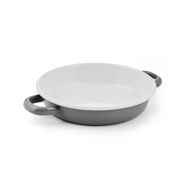 Riess Emaille Eierpfanne grau Pure Grey